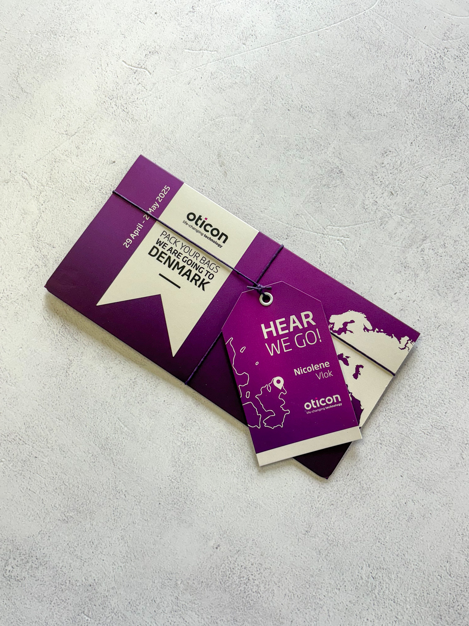 Hear We Go Travel Boarding Pass Stationery img 5336