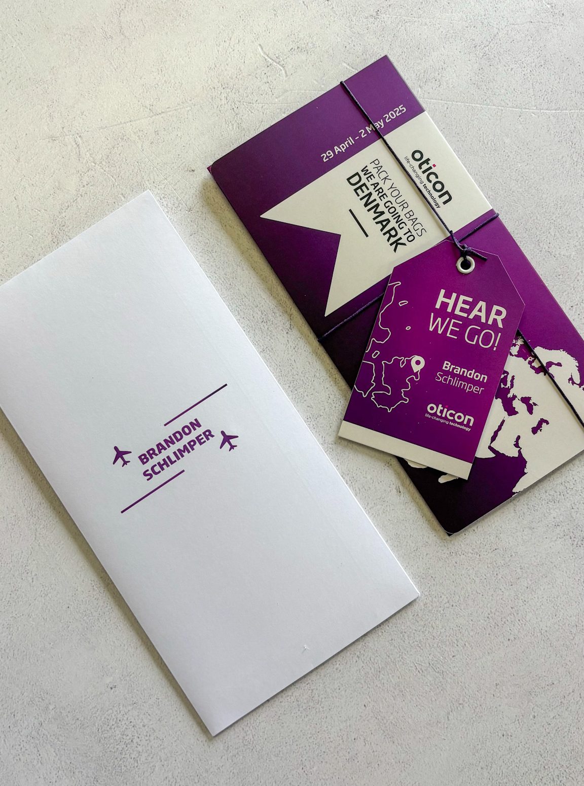 Hear We Go Travel Boarding Pass Stationery img 5348 jpg