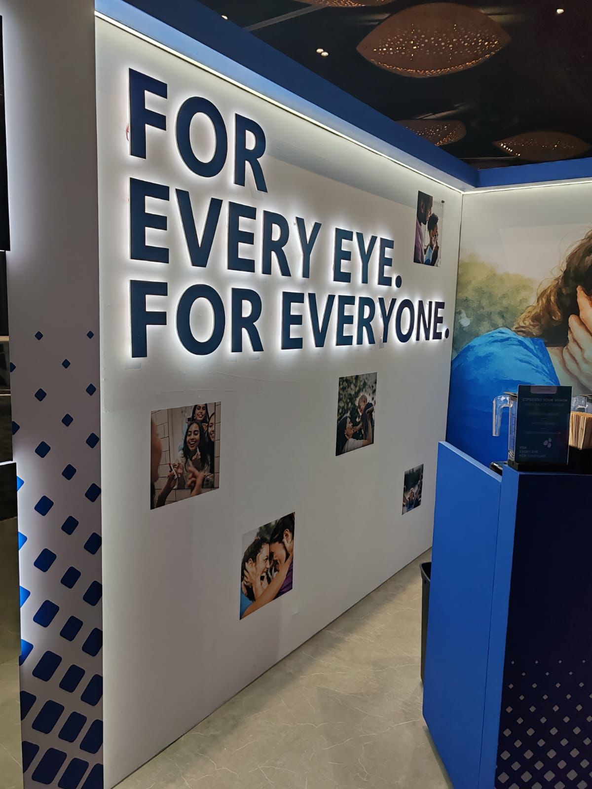 For Every Eye. For Everyone. Exhibition Stand video section